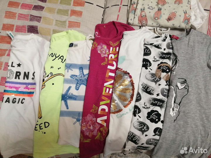 Вещи пакетом для девочки 134 140, 146
