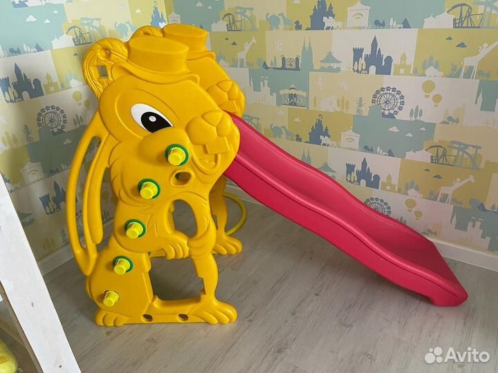 Детская горка пластиковая бу