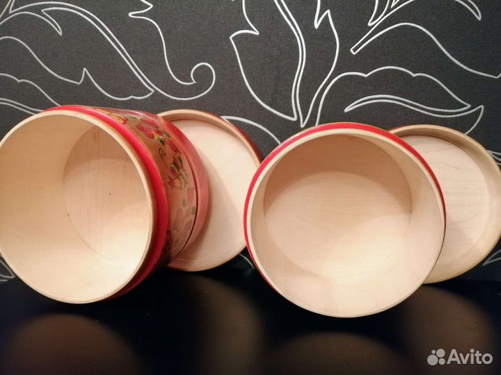 Деревянный короб расписной