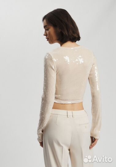 Лонгслив в пайетках Nume