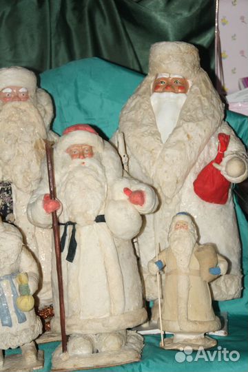 Кукла винтаж Дед мороз и Снегурочка СССР