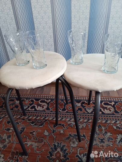 Стаканы,кока- кола фифа2018,стекло, цена за 4 шт