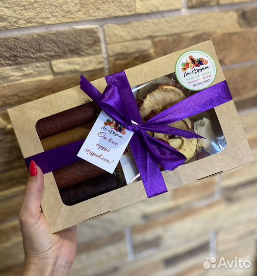 Фруктовые фрипсы, подарочные наборы