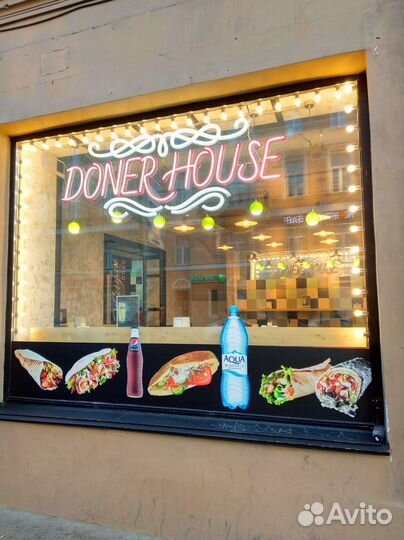 Гирлянда для окон и витрин