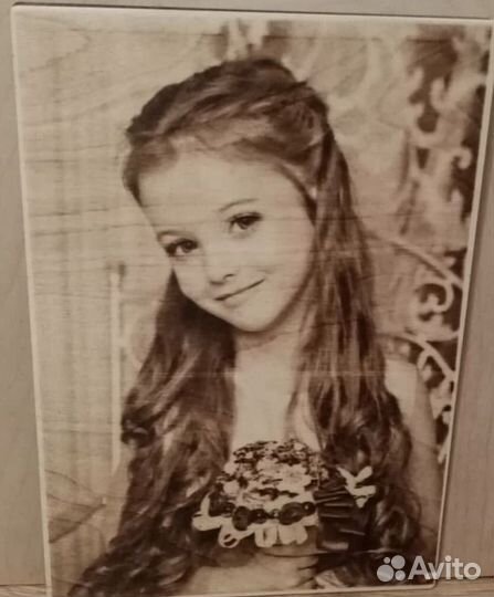 Выжженый индивидуальный портрет