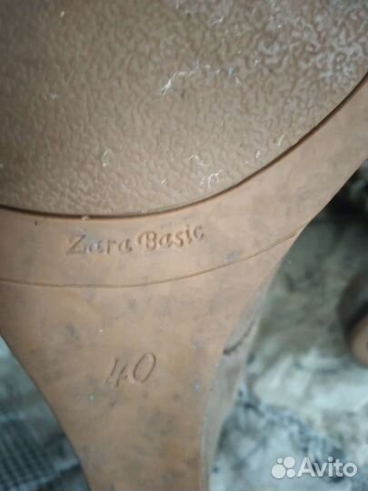 Ботильоны zara 40