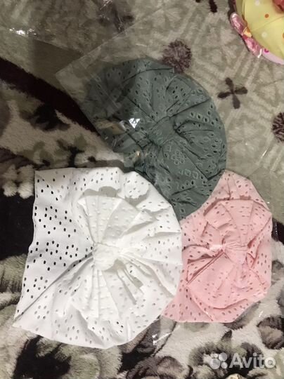 Детские летние шапочки