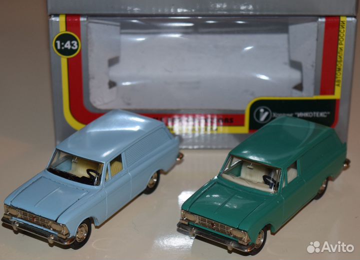 Масштабные модели автомобилей Москвич масштаб 1/43