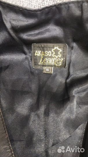 Жилетка мужская кожа xl