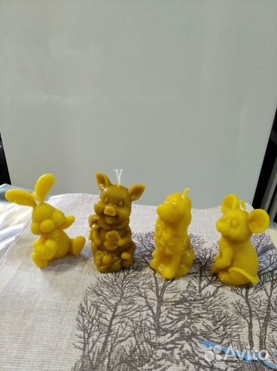 Подарочные свечки из пчелиного воска