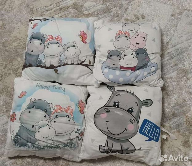 Бортики в кроватку