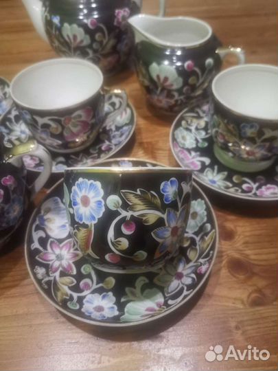 Редкий Чайный сервиз. Вербилки - Парад цветов на ч