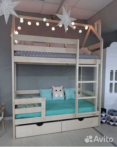 Детская двухъярусная кровать новая