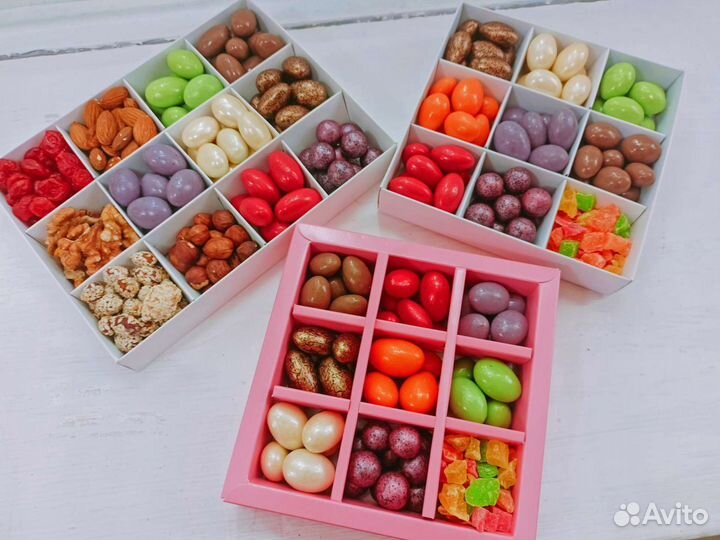 Подарочные наборы сухофрукты орехи