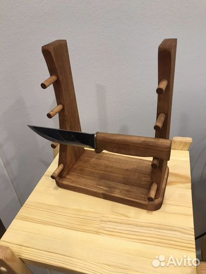 Подставка для ножей деревянная