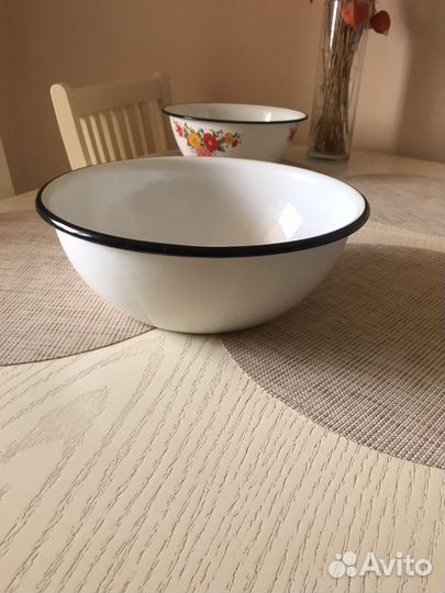 Миска эмалированная