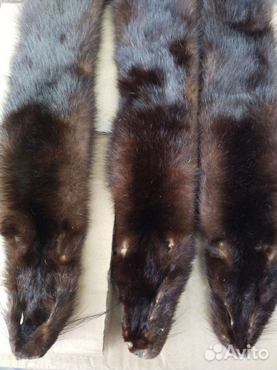 Шкурки норки, воротники