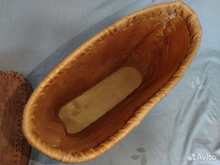 Туес из бересты овальный