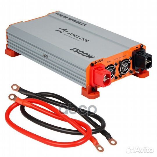 Инвертор 24В-220В, 1500 Вт API150010 airline