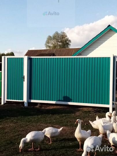 Автоматические откатные ворота Алютех