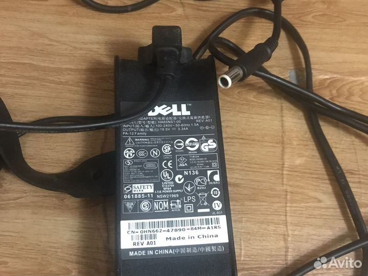 Блок питания Dell для ноутбука