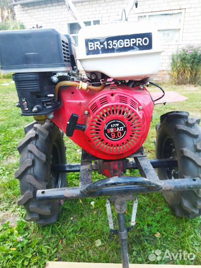 Мотоблок Brait BR-135GB PRO — 9 лс, 3 вп/1 наз