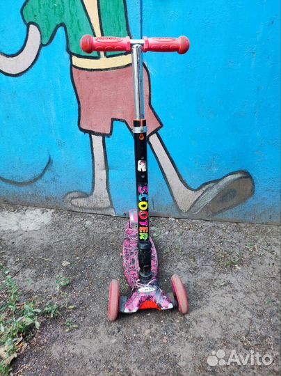 Самокат детский трехколесный бу