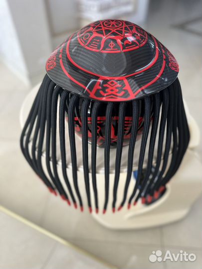 Мотошлем карбоновый хищник