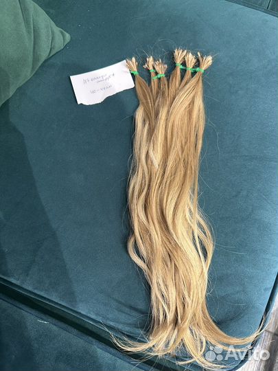 Волосы для наращивания 42 см б/у 117 капсул