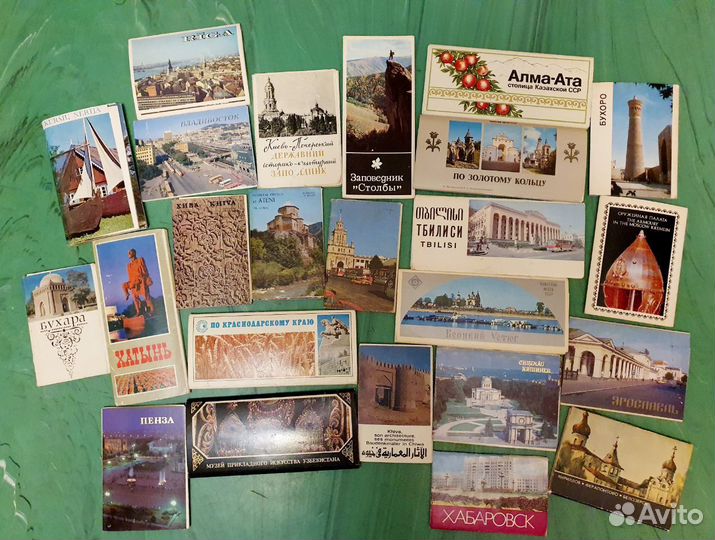 Наборы открыток городов СССР