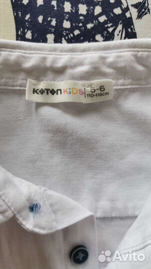 Рубашка и брюки 116р, хлопок