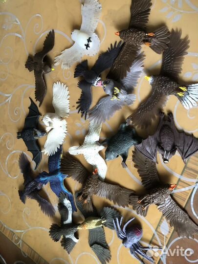 Фигурки животные рыбы птицы sbabam