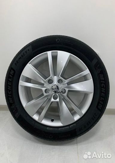 Новые Skoda Kodiaq, Michelin 235/55 R18 (2022)