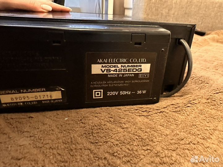 Видеомагнитофон akai