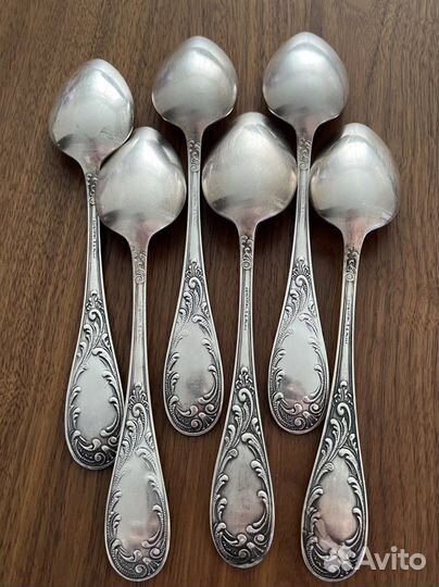 Столовые приборы мельхиор Старое Пламя, СССР