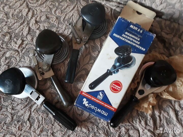 Закаточная машинка для жестяных банок СССР