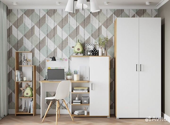 Детская мебель Дуб/Белый