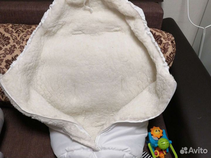 Зимний конверт в коляску