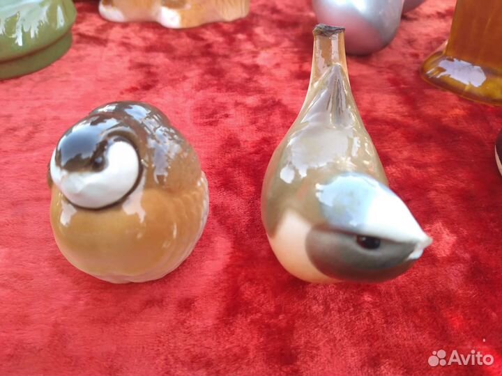 Статуэтки птички в реставрацию