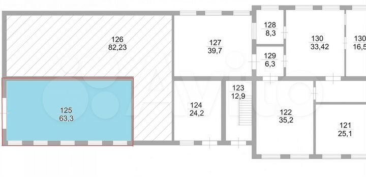 Свободного назначения, 63.3 м²