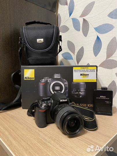 Зеркальный фотоаппарат nikon d3100 18-55II kit