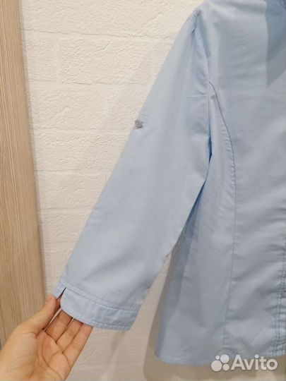 Голубая блузка для девочки