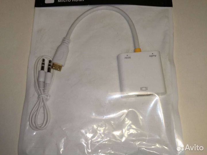 Конвектор Переходник мини hdmi-VGA