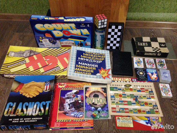 Настольные игры СССР, 90-х