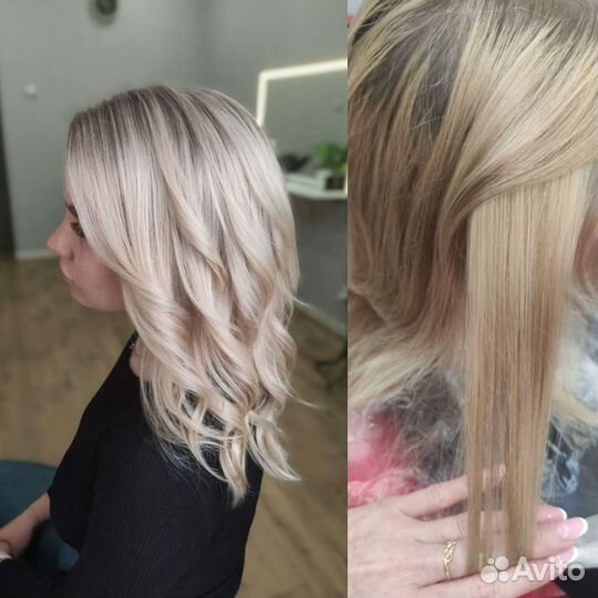 Окрашивание волос, стрижки парикмахер