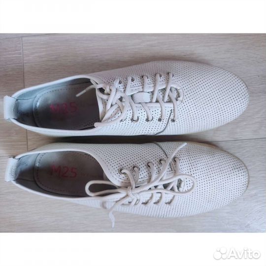 Кроссовки кеды полуботинки натуральная кожа 39