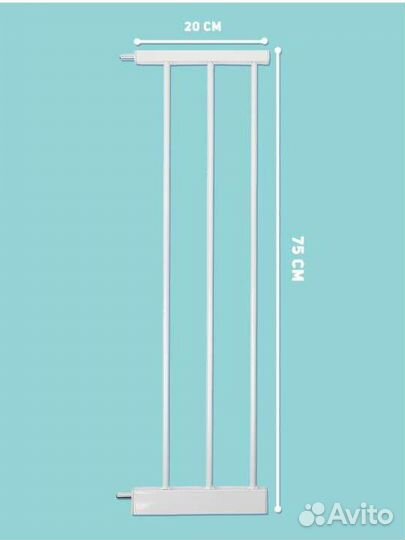 Расширитель барьера калитки дополнительная секция