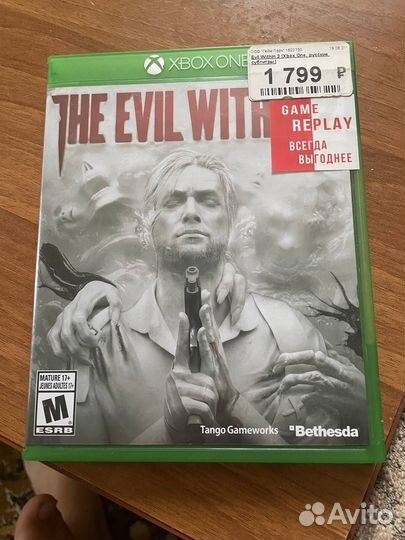 Диск The evil within 2 xbox one