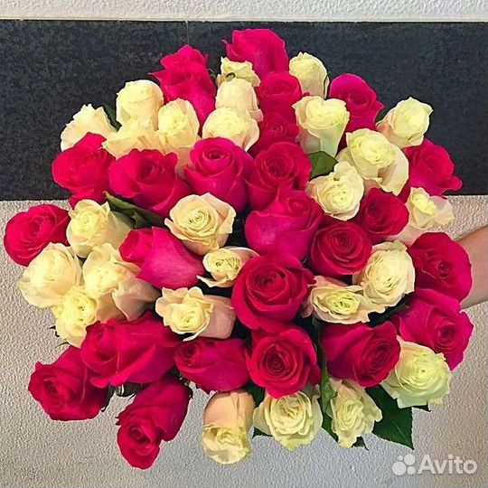 Цветы розы букет