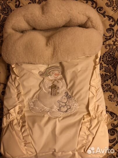 Конверт в коляску теплый